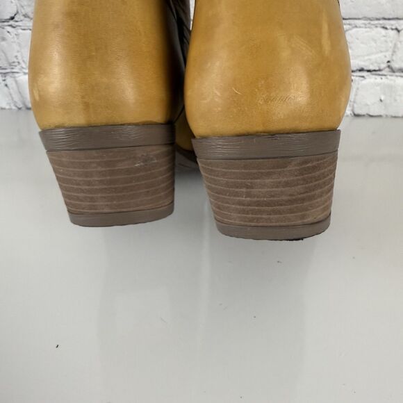 Sterling River Western Cowgirl Boots Women 11M Tan Mid Calf Rodeo Country Boho - Picture 11 of 14